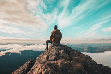 flawless visual of sky nature photo with motivative quotes