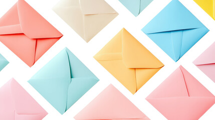 Envelopes pack A4 size, Transparent background, PNG file
