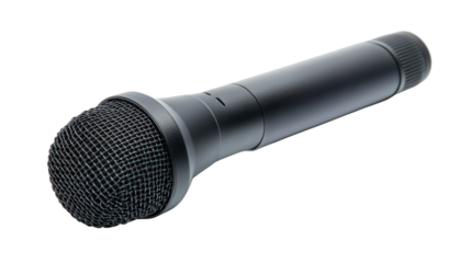 External computer microphone for online lessons, Transparent background, PNG file