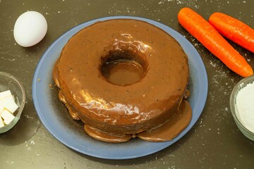 carrot cake, chocolate cake, classic dessert, homemade cake, vegetable cake, sweet treat, dessert photography, food styling, baking recipe, delicious dessert, pastry art, baking process, baking inspir