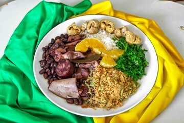 The best traditional Brazilian feijoada completely served in the most authentic style accompanied by the irresistible and iconic cachaça caipirinha
