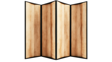 Folding office partition panel, Transparent background, PNG file
