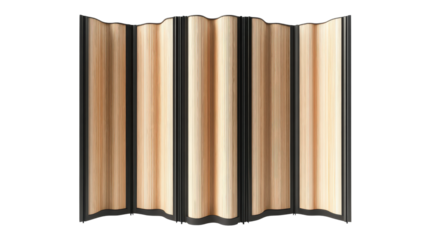 Folding office partition panel, Transparent background, PNG file