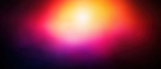 Obraz premium Bright gradient with vibrant magenta orange and yellow colors creating glowing abstract background with smooth blending