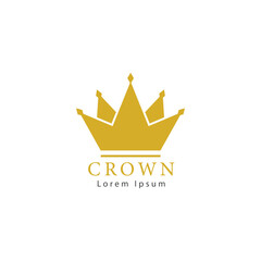 Crown logo simple template design 