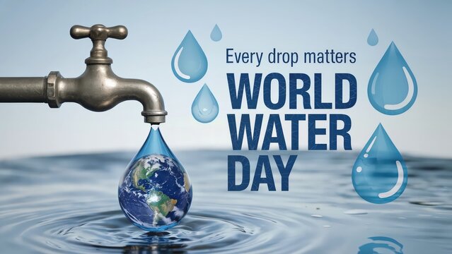 World Water Day concept showcasing water conservation importance