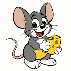 mouse with cheese