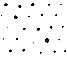 Ink dots pattern