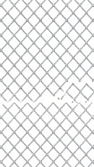 Fototapeta premium Abstract Repeating Diamond Lattice Pattern on White Background with Subtle Blue Tones