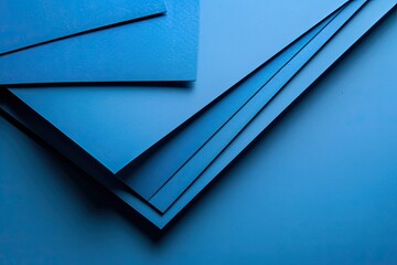 High Resolution Image of Pieces of Essential Blue Stationery