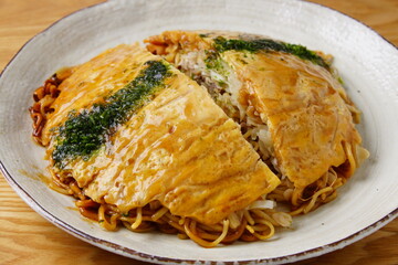 広島焼風お好み焼き