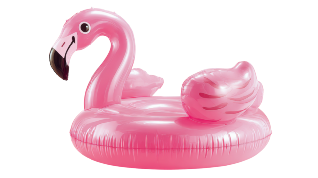 Pink flamingo pool float