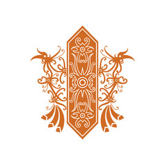 Dayak ethnic ornaments © Rusdi Maulana