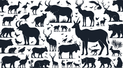 Collection of Six Adorable Cartoon Tiger Cubs in Various Poses on White