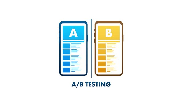Dynamic Visualization of AB Testing Process with Color Transition