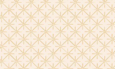 Elegant Beige Starburst Pattern - Retro Geometric Abstract Background