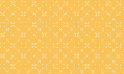 Subtle Yellow Ornamental Cross Pattern - Elegant Geometric Background