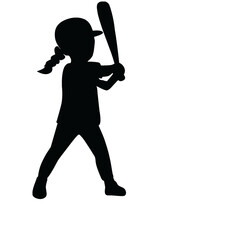 baseball player silhouette