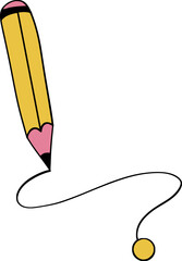 Pencil Stationary Illustration