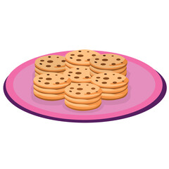 stack of cookies
