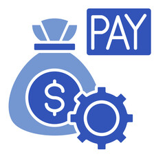 Net Pay  Icon Element For Design