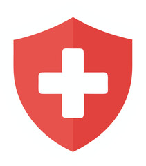 Obraz premium flat-vector-illustration-of-a-shield-with-a-cross- (1)_processed.eps