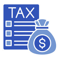Income Tax  Icon Element For Design
