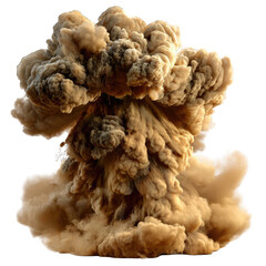 Massive, tan-brown explosion cloud