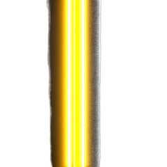 Vertical glowing yellow light