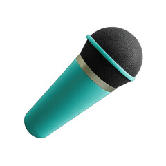 Teal microphone icon