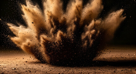 Baseball sliding action with dust explosion