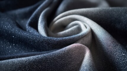 Closeup fabric gradient swirl