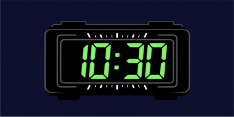 Digital clock displaying the time 01:30.