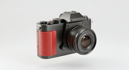 Camera with Red Grip