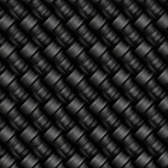 Fototapeta premium Durable Black Carbon Fiber Material for High-Performance Applications