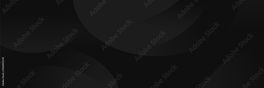 Wall mural abstract dark background featuring a soft black gradient and geometric shapes.