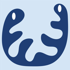 Contemporary Abstract Matisse Vector Element