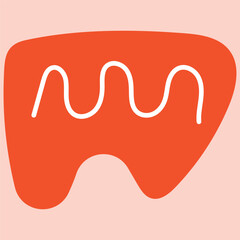 Contemporary Abstract Matisse Vector Element