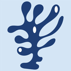 Contemporary Abstract Matisse Vector Element