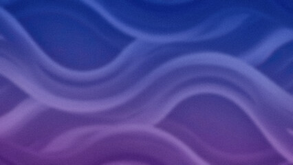 Abstract blue and purple gradient with flowing wavy lines texture background