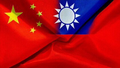 台湾　中国　生成AI　国旗
