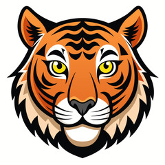 tiger head vector
