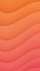 Smooth undulating waves of gradient color from orange to pink with a subtle textured effect