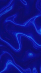 Abstract flowing lines of bright blue light on a dark blue textured background