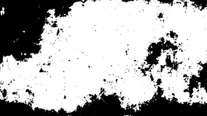 Grunge Texture with Rough Eroded Edges and High-Contrast Center for Overlay or Background Use