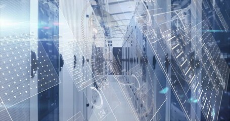 Camera tracking server aisle, adding currency panels with rotating gauges for monitoring - Powered by Adobe