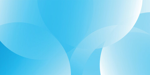 Minimalist banner background blue gradations abstract memphis circle shape. modern design futuristic vector eps10