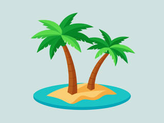 palm tree illustration