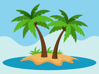 palm tree illustration