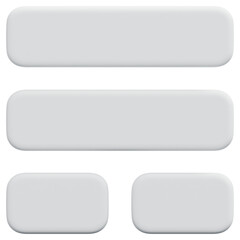 3D Sidebar Content Grid Icon